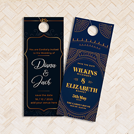 Wedding Hotel Door Hangers