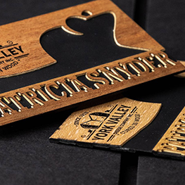 Wood Business Cards