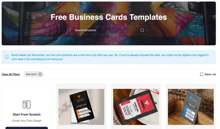 free business cards templates