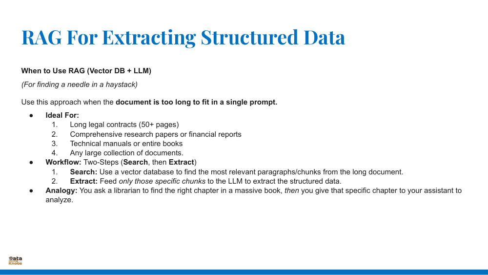 Benefits and Applications of using LLMs for Structured Data