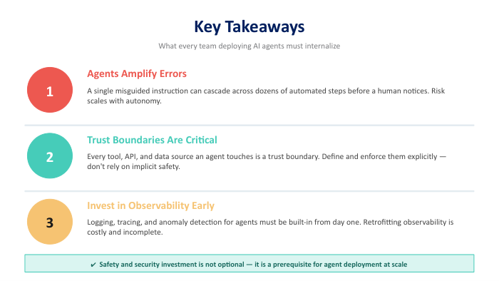 Key takeaways for AI agent risk management