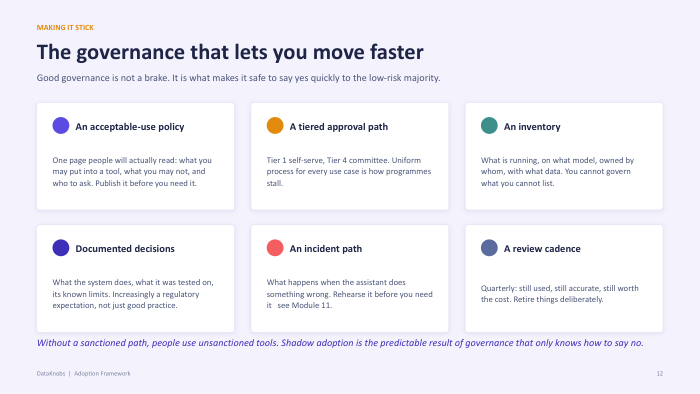 13 ADOPTION FRAMEWORK 12