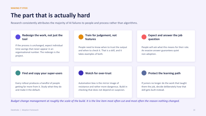 13 ADOPTION FRAMEWORK 13
