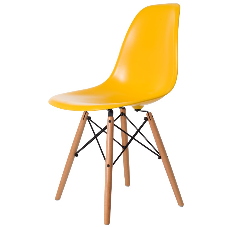dining chair DD DSW ABS yellow