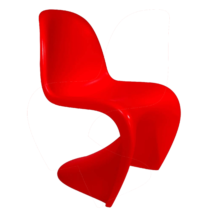 dining chair Panton S-seat red