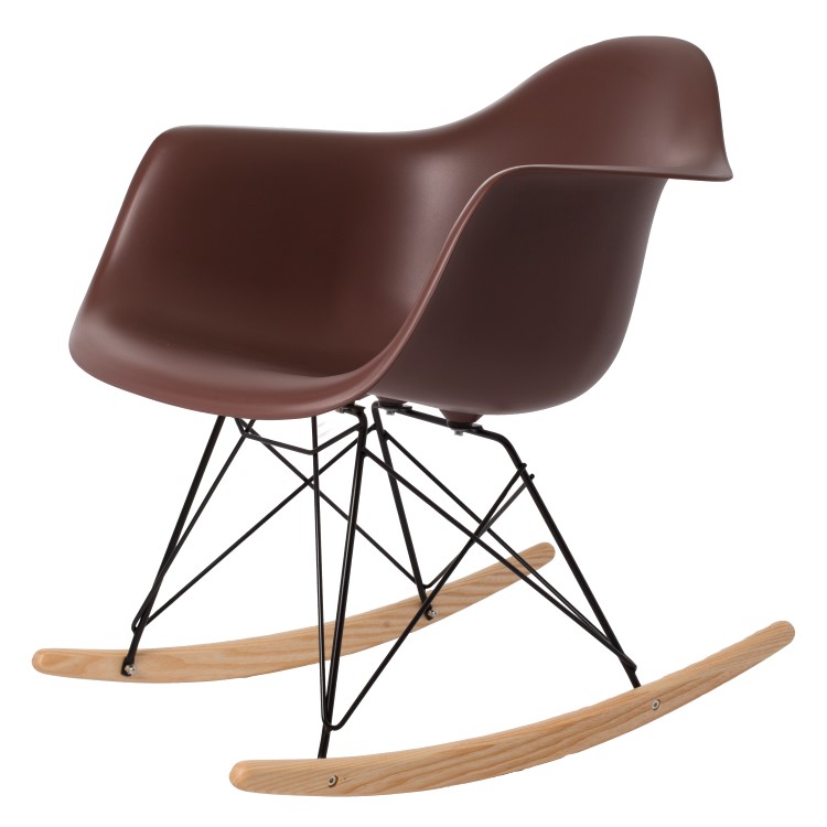 rocking chair RAR Black base PP brown