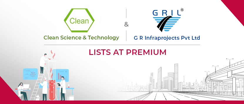 GR Infrastructure and Clean Science list at hefty premiums