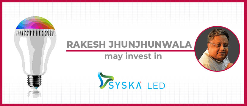 Rakesh Jhunjhunwala to Invest in Syska LED