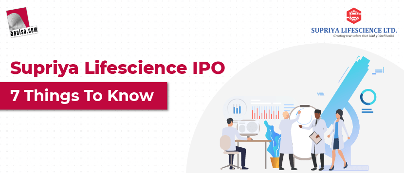 Supriya Lifesciences IPO - 7 Thing you Need to Know 