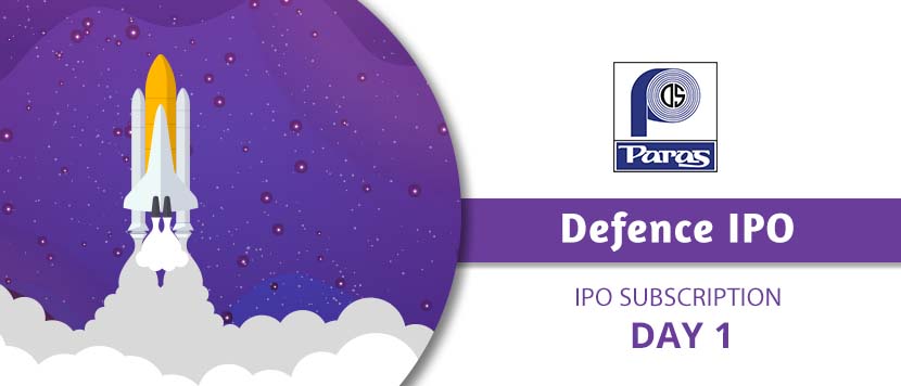 Paras Defence IPO subscription Day 1