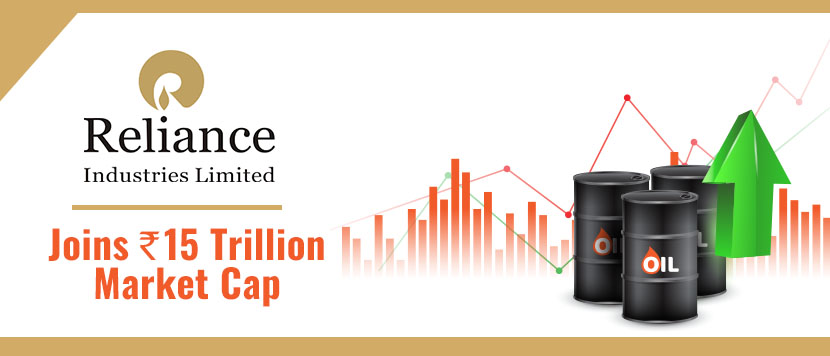 Reliance Crosses Rs.15 Trillion Market Capitalization