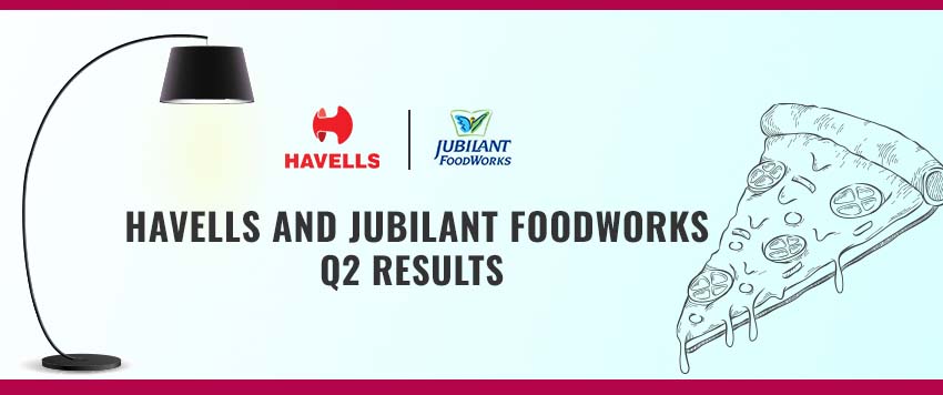 Jubilant Foodworks and Havells India Share Q2 Results