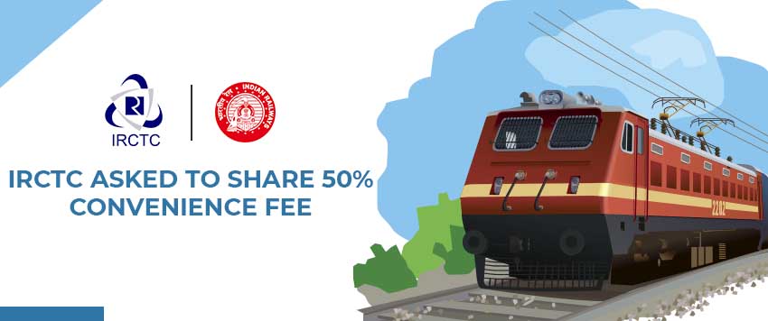 IRCTC Allowed to Retain 100% of Convenience Fee