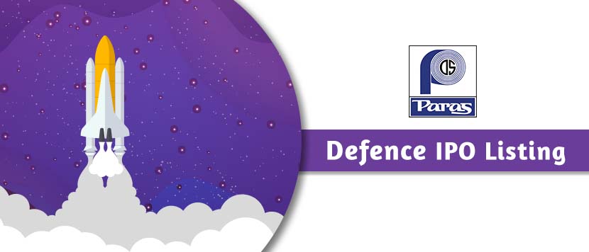 Paras Defence & Space Technologies IPO Lists at 168% Premium