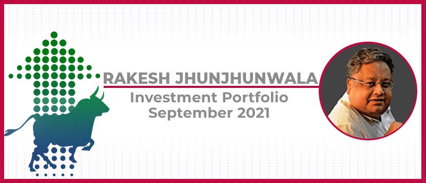 Rakesh Jhunjhunwala Portfolio - September 2021