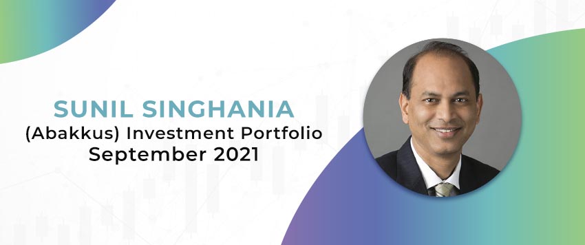 Sunil Singhania Portfolio - September 2021