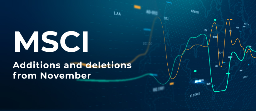MSCI Additions and Deletions From 30-Nov