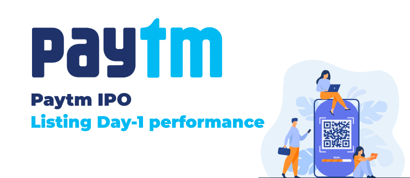 Paytm IPO - Listing Day 1 Performance