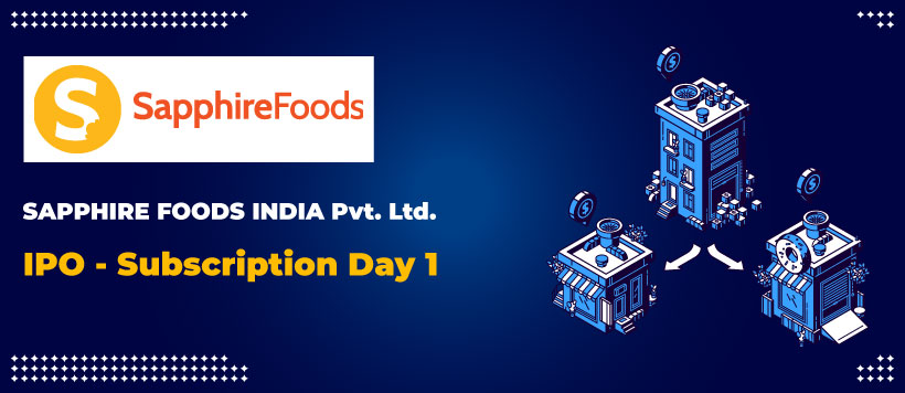 Sapphire Foods India IPO - Subscription Day 1