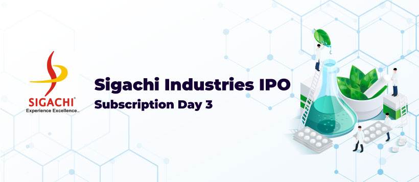 Sigachi Industries Ltd IPO - Subscription Day 3