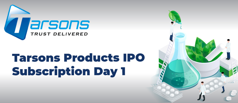 Tarsons Products IPO - Subscription Day 1