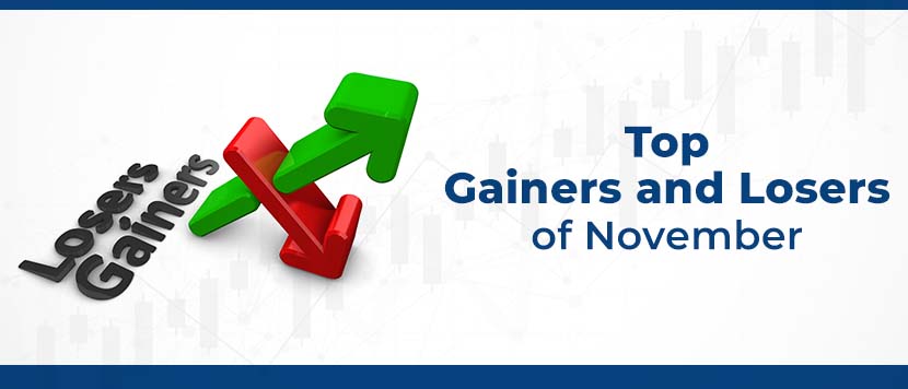 Hubert Hudson bureau Mange List of Top Stock Gainers and Losers in November 2021 | 5paisa Blog