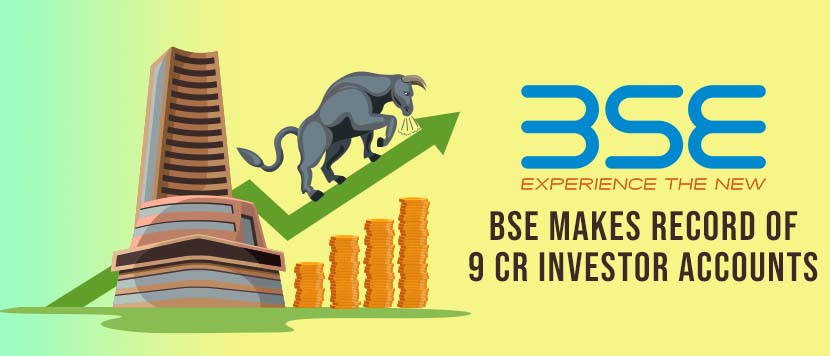BSE Hits 9 Crore Registered Investor Accounts