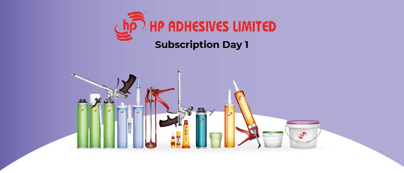 HP Adhesives IPO - Subscription Day 1