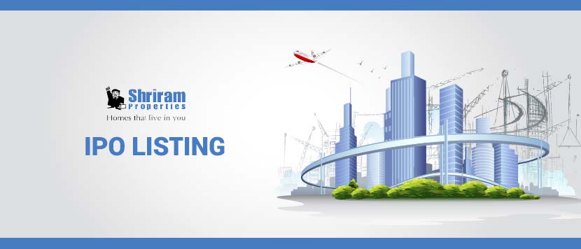 Shriram Properties IPO Listing at 23.73% Discount
