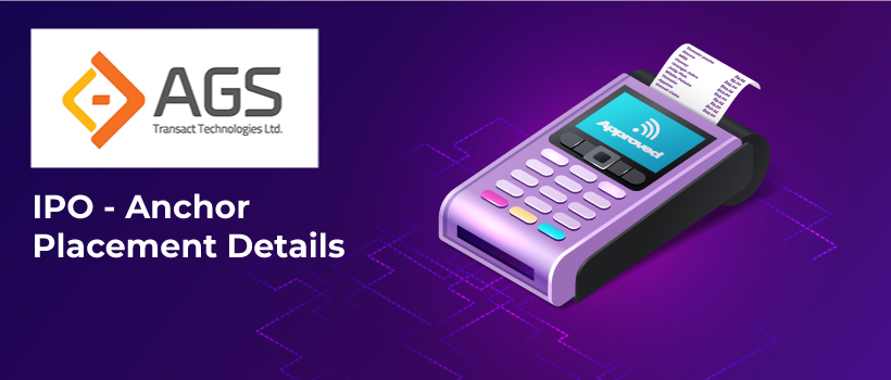 AGS Transact Technologies IPO - Anchor Placement Details