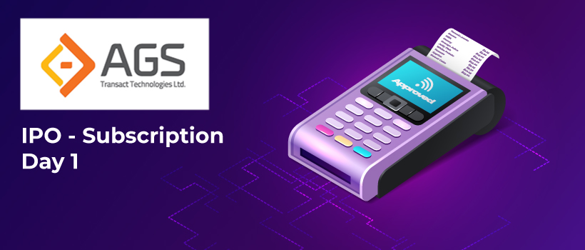 AGS Transact Technologies IPO - Subscription Day 1