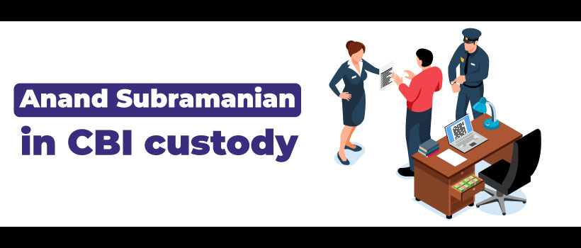 Anand Subramanian arrested in NSE scam Anand Subramanian arrested in NSE scam