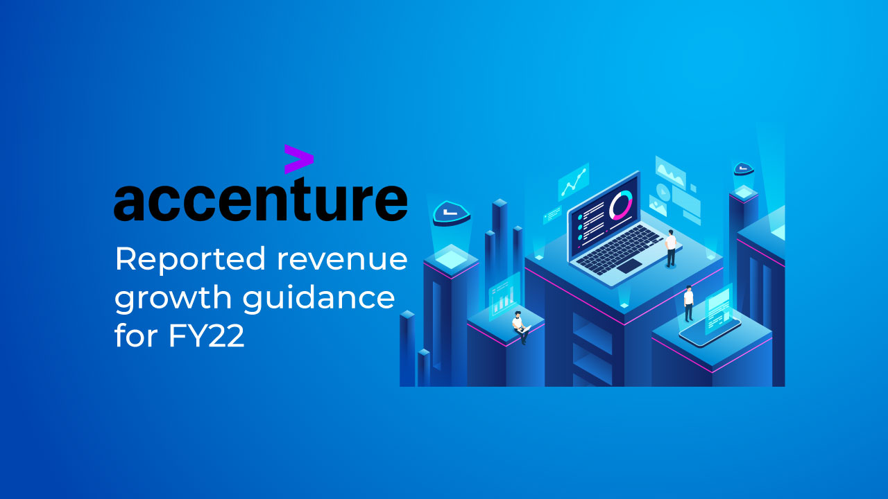 Accenture reported revenue growth guidance amidst uncertainty