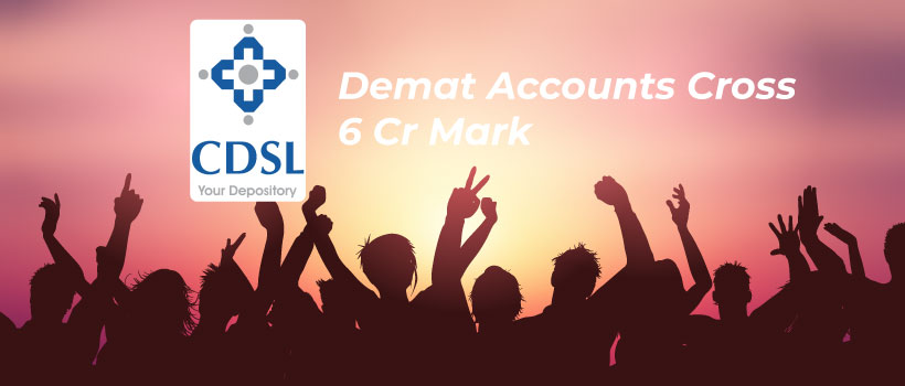 6 crore demats for CDSL