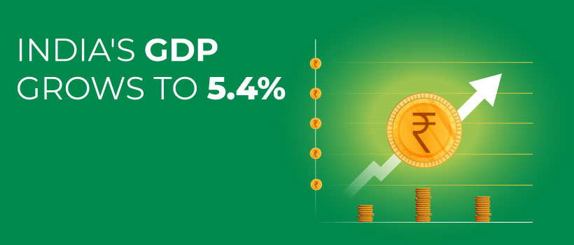 India Q3 GDP growth comes in lower at 5.4%