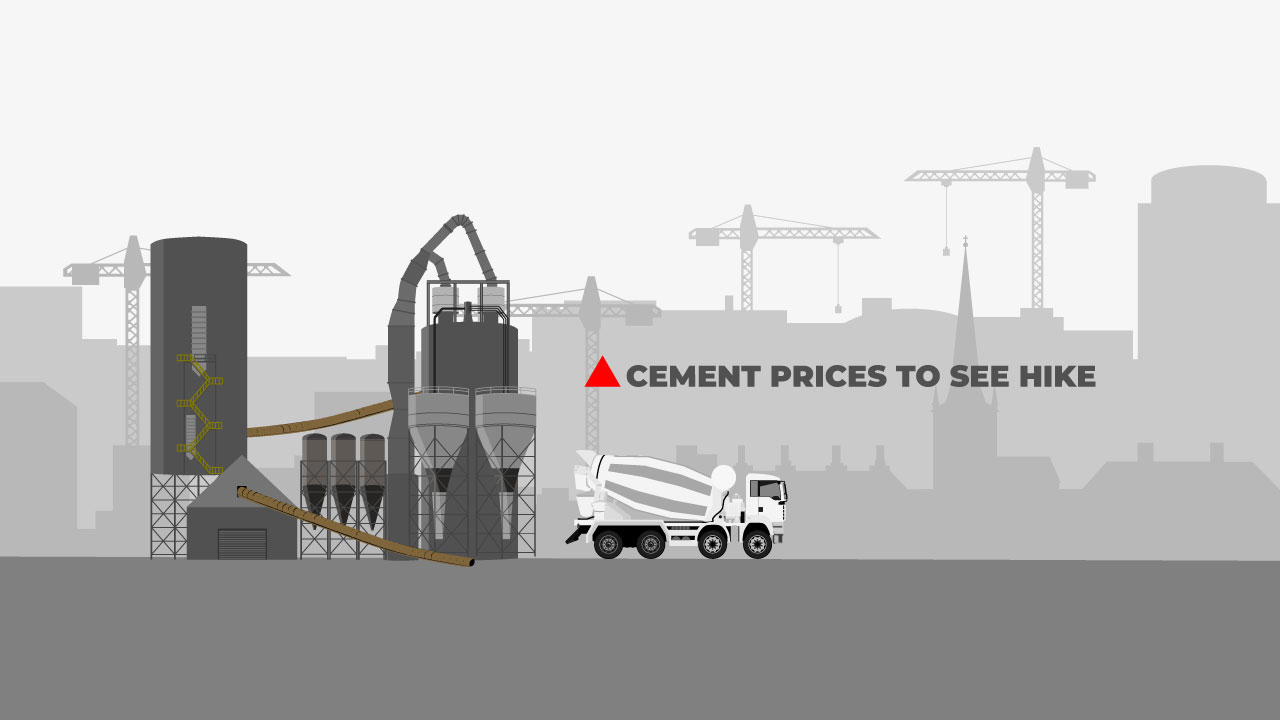 Cement prices to rise 6% to 13% in India in FY23