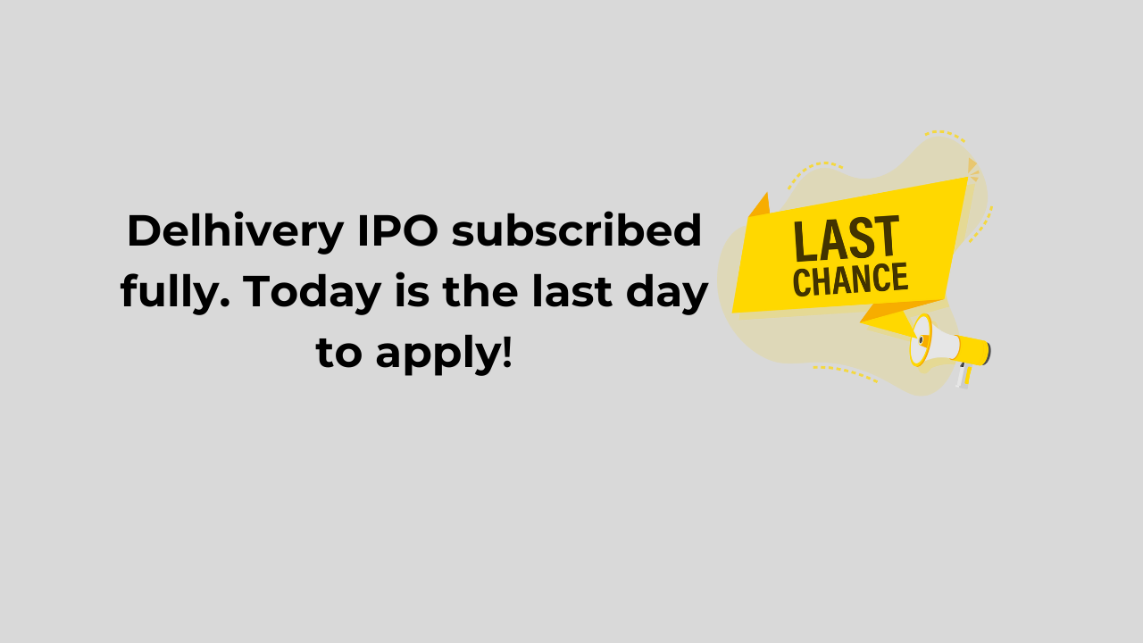 Delhivery IPO fully subscribed