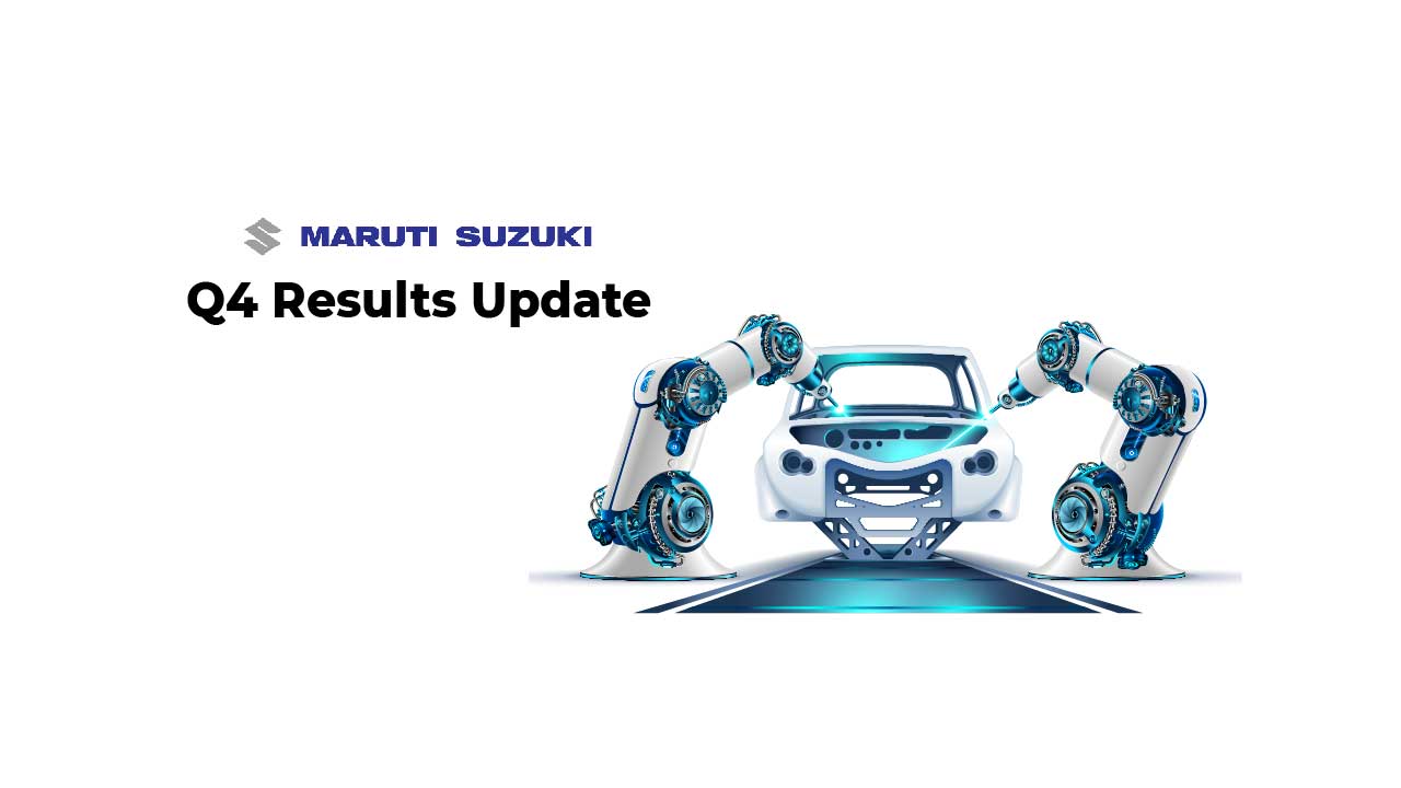 Maruti Suzuki Q4FY22 Results Update Maruti Suzuki Q4FY22 Results Update