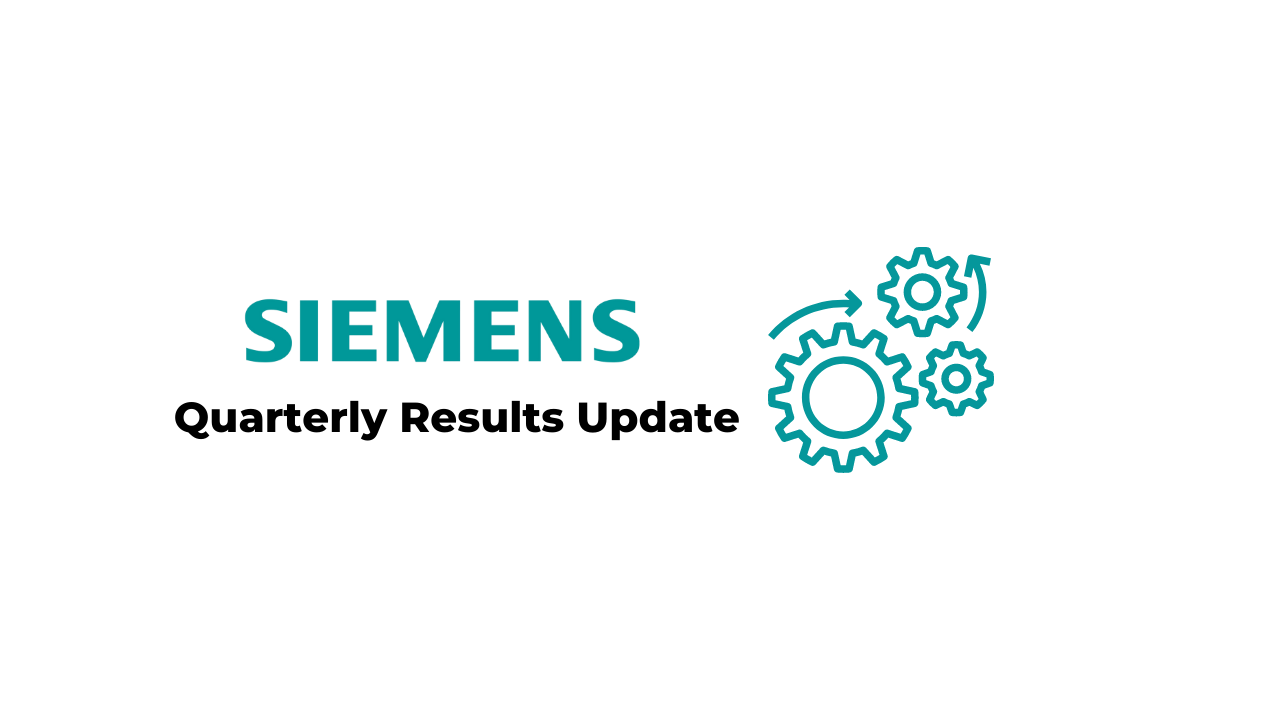 Siemens Ltd Quarterly Results Update
