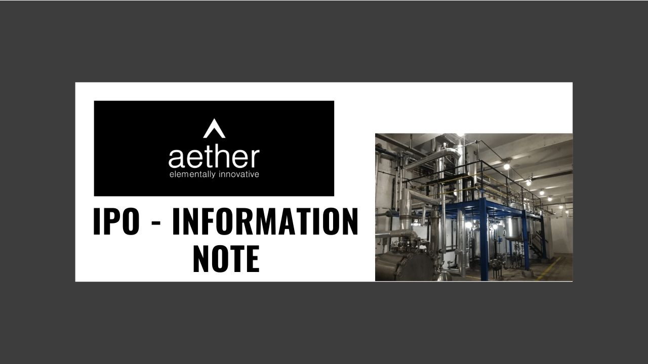 Aether Industries IPO - Information Note