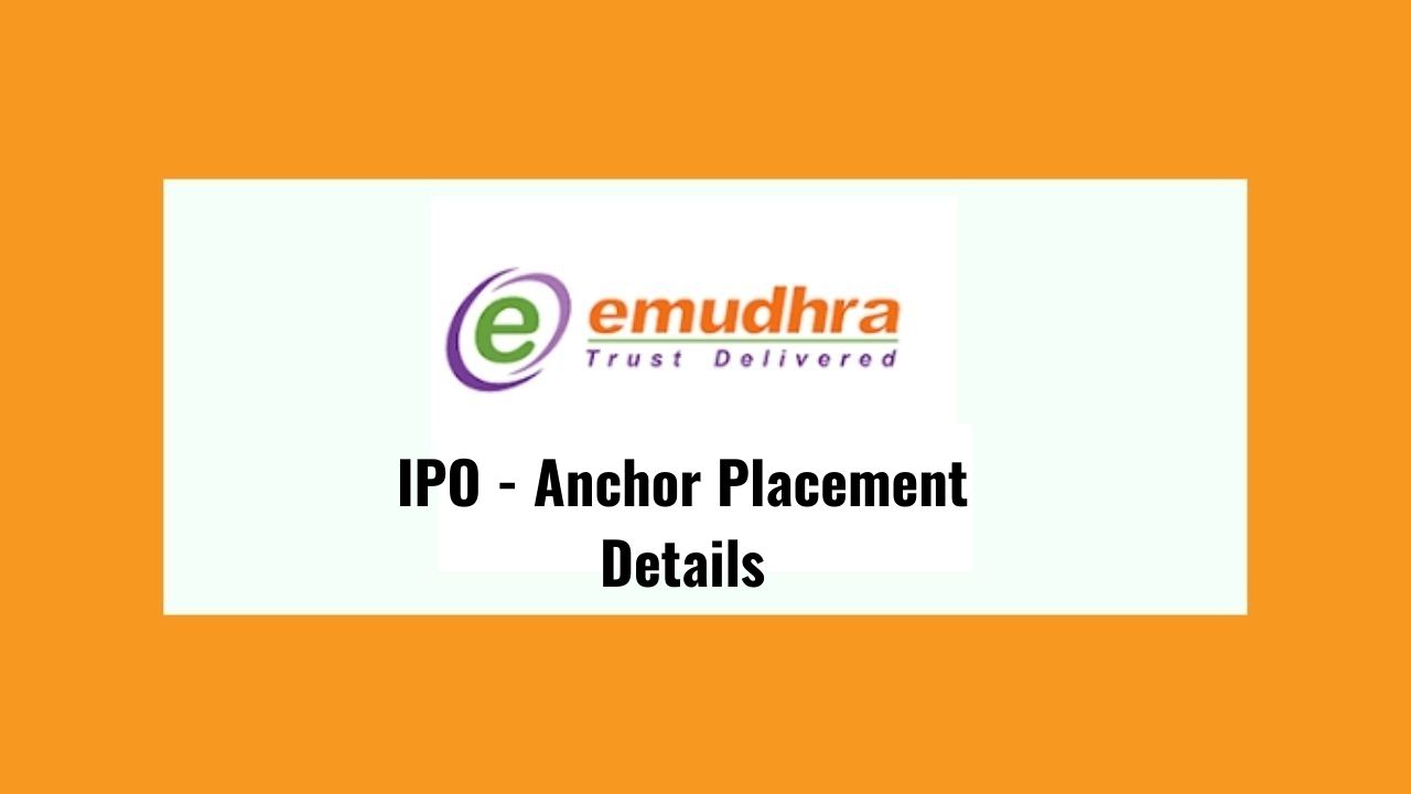 eMudhra IPO: Anchor Placement details