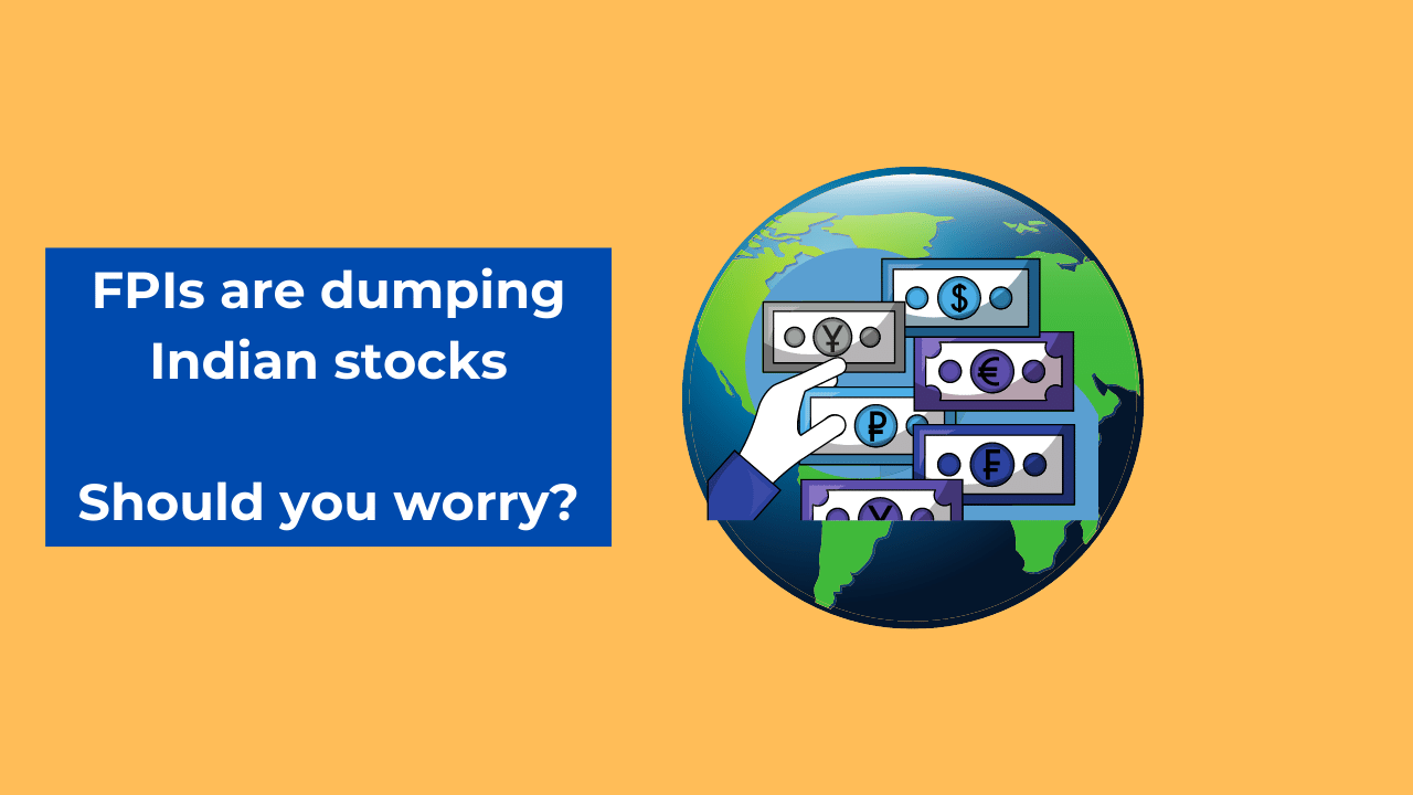 FPI are dumping Indian stocks, Should it worry retail investors?