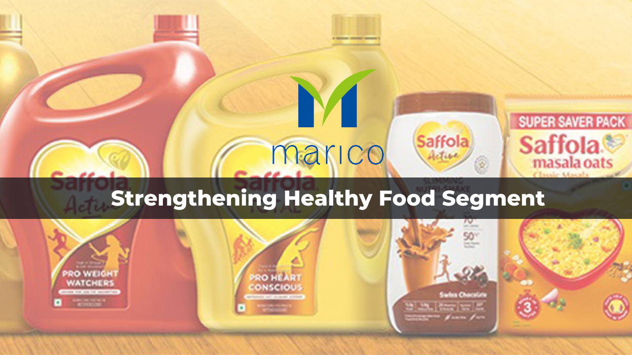 Marico to strengthen Healthy Food Segment