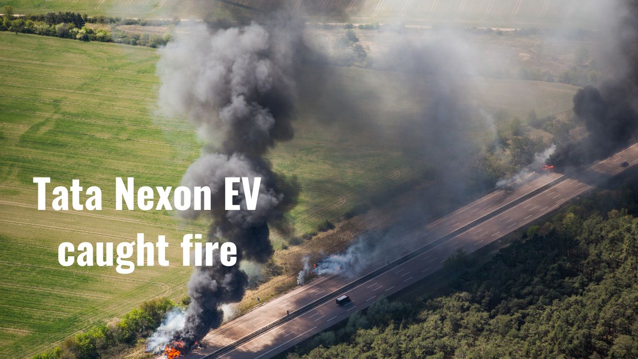 Tata Nexon EV caught fire