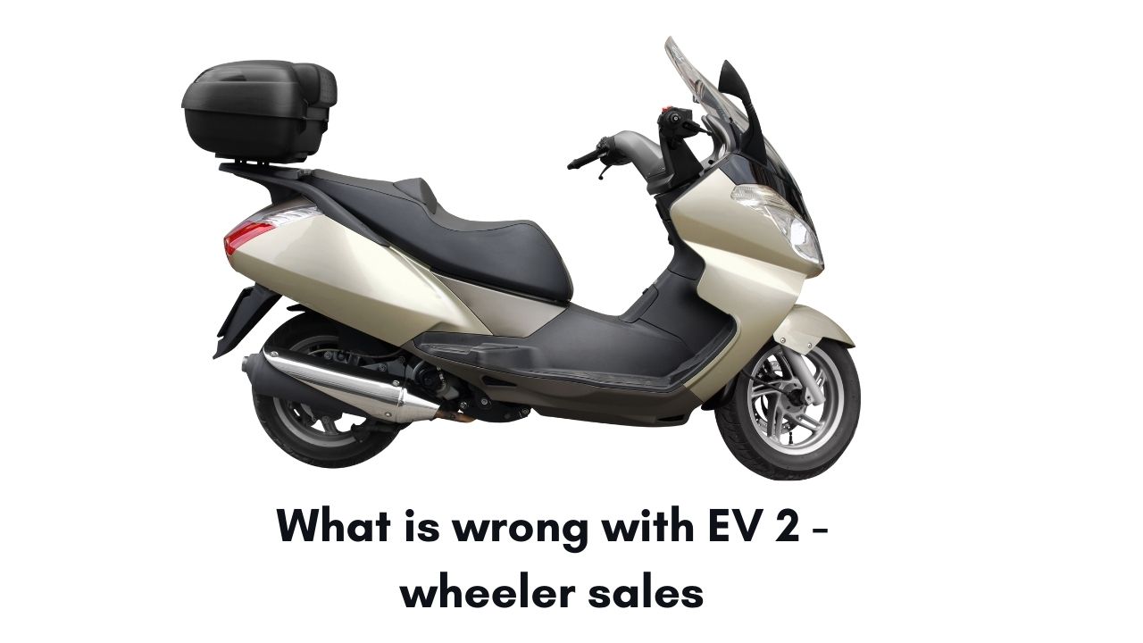Two wheeler EV sales slowdown
