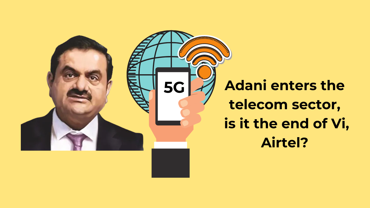 Adani enters telecom