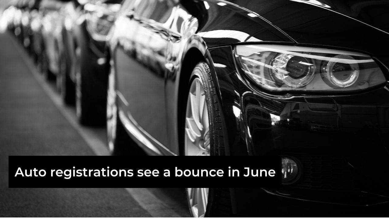 Auto registrations see a bounce in June