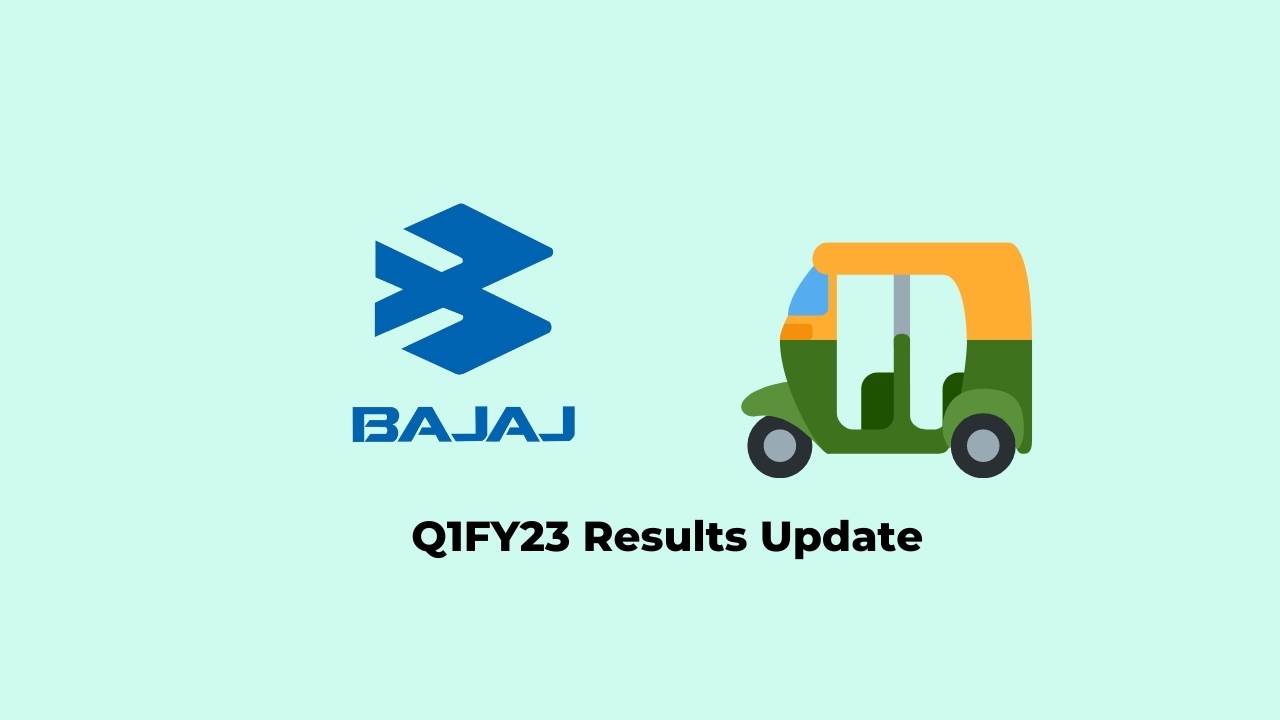 Bajaj Auto Q1 Results FY2023