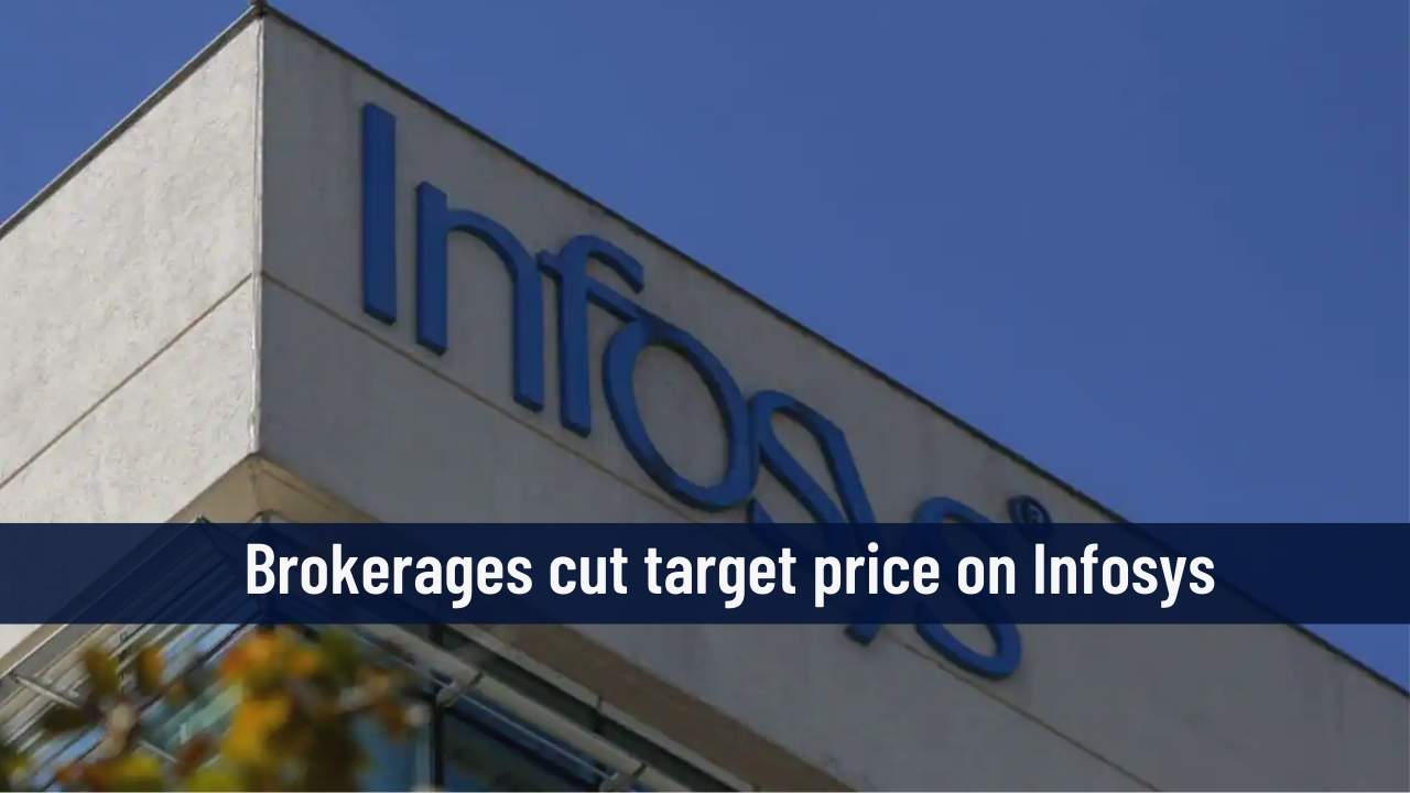 Brokerages cut target price on Infosys
