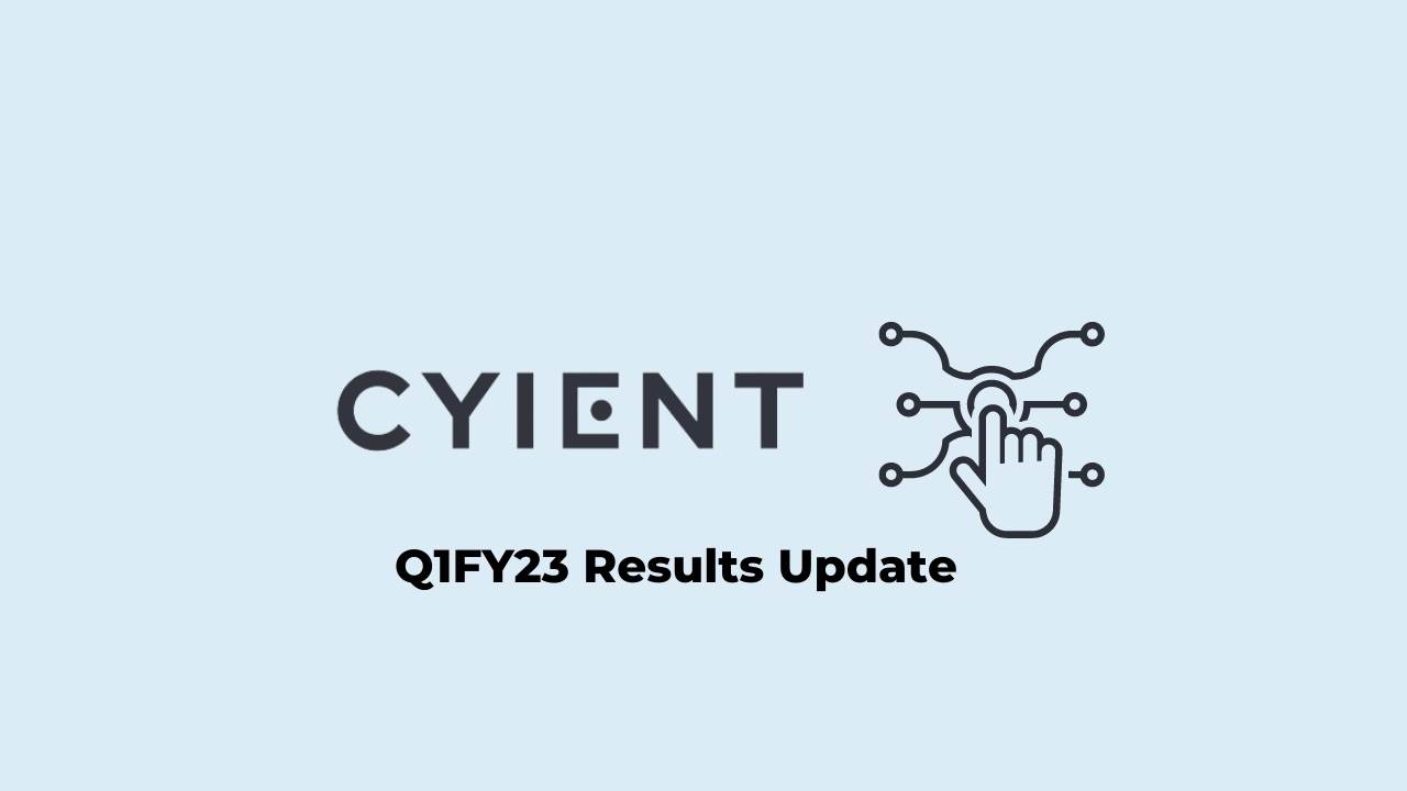 Cyient Ltd Q1 Results FY2023